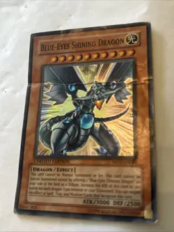 Blue Eye Shining Dragon MOV-EN001 Limited Edition Yugioh Card - Image 4
