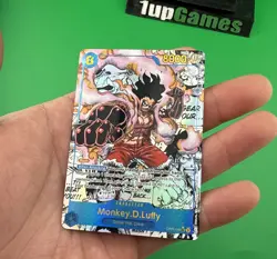 Monkey .D. Luffy OP11-118 One Piece OP11 Fist of Divine Speed Secret Manga Rare - Image 4