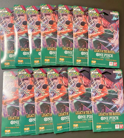 One Piece, Legacy Of The Master Sleeved Booster Packs - OP-12 - Lot Of 13 - Image 1