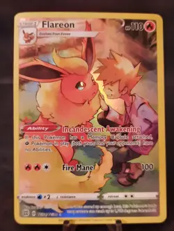 Pokemon Card Flareon Full Art Trainer Gallery Brilliant Stars TG01/TG30 VLP-NM - Image 1