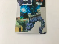 1996 Japanese Vending Pokemon Sticker Card #26 Gengar Onix,Ditto - Image 3