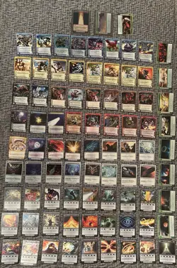 Chaotic 80+ cards Lot, All Types 30 Creatures Locations Attacks Holo 2 Ultras - Image 1