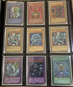 Yugioh Binder Collection Blue-Eyes White Dragon, Dark Magicians Cards 1st/unl - Image 3