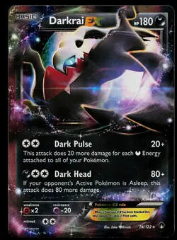 Pokemon Card - Darkrai EX XY BREAKpoint 74/122 Ultra Rare - Image 1