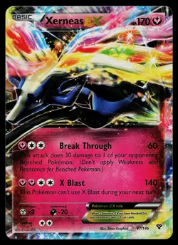 Pokemon Card - Xerneas EX Holo XY Base Set 97/146 Ultra Rare - Image 1