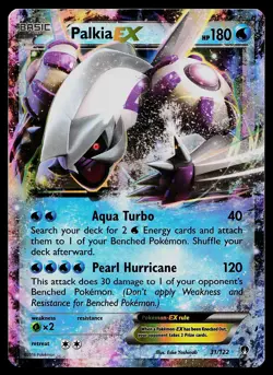 Pokemon Card - Palkia EX Holo XY - BREAKpoint 31/122 Ultra Rare - Image 1