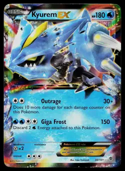 Pokemon Card - Kyurem EX Holo Plasma Blast 30/101 Ultra Rare - Image 1