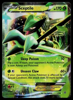 Pokemon Card - Sceptile EX XY - Ancient Origins 7/98 Ultra Rare Holo - Image 1