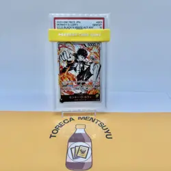 PSA 10 Monkey D Luffy ST13-003 Black White Alt Art One Piece Card Japanese 2023 - Image 1