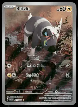 Pokemon Cards Blitzle 114/086 White Flare Illustration Rare NM - Image 1