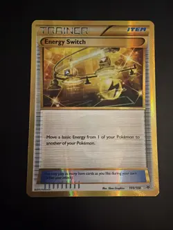 Energy Switch 109/108 - SECRET RARE - Pokemon Roaring Skies XY Card - Image 1