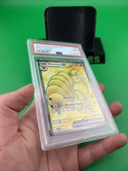 Pokemon Ninetales EX TCG Full Art Rare Card 186/165 Scarlet & Violet 151 Psa 9 - Image 3