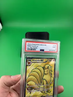 Pokemon Ninetales EX TCG Full Art Rare Card 186/165 Scarlet & Violet 151 Psa 9 - Image 5