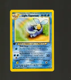 Light Vaporeon 52/105 Pokemon TCG Neo Destiny 1st Edition NM Vintage 2002 Card - Image 1