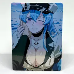 Akame Ga Kill Esdeath Goddess Anime Waifu ACG Foil Card - Image 1