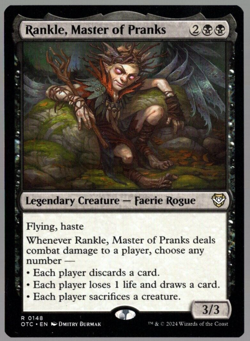 Rankle, Master of Pranks 0148 Non Foil Rare Thunder Junction MTG Near Mint - Image 1