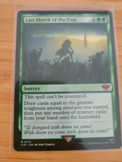 MTG Last March of the Ents 0172 Lord of the Rings M/NM Free UK P&P - Image 1