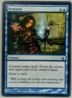 MTG -Magic The Gathering- Remand, Uncommon, Ravnica, Like New, Never Played. - Image 1