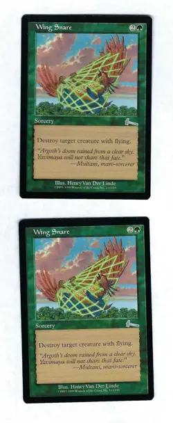 2x Wing Snare - Urzas Legacy - Magic The Gathering NM/M (Never Played) - Image 1