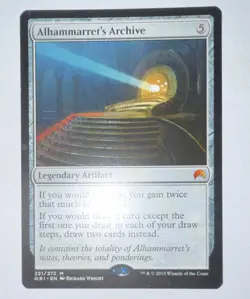 Wizards Magic Alhammarret's Archive Magic Origins Legendary Artifact Mythic Reg… - Image 1