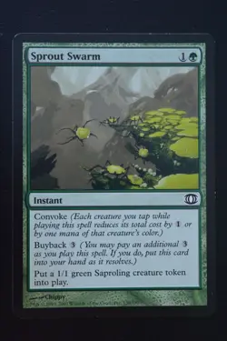 Magic The Gathering MTG SPROUT SWARM Future Sight LP Lightly Played - Image 1