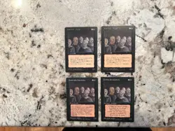 Mtg Fbb Scathe Zombies x4 - Magic the Gathering Fbb Foreign Black Border EX - Image 1