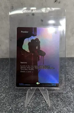 MTG Marvel Spider-Man - Ponder (0013) Borderless FOIL English - Pack Fresh - Image 1