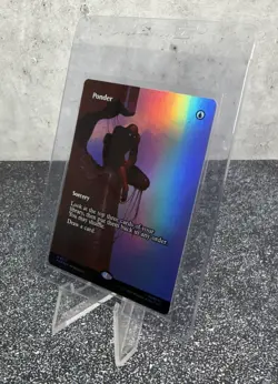 MTG Marvel Spider-Man - Ponder (0013) Borderless FOIL English - Pack Fresh - Image 2