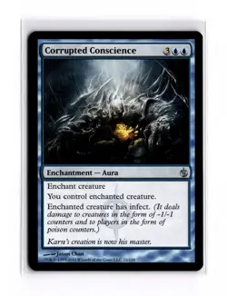 Corrupted Conscience Mirrodin Besieged SP Slightly Played - Image 1