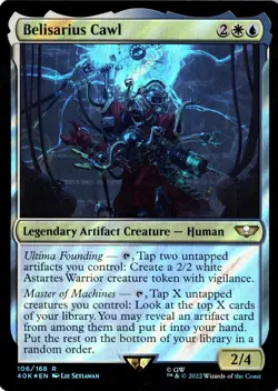 Belisarius Cawl (Surge Foil) Foil 106 R Universes Beyond: Warhammer 40,000 Near - Image 1
