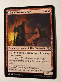 MTG Magic the Gathering Ballista Watcher (143/561) Innistrad Crimson Vow NM - Image 1