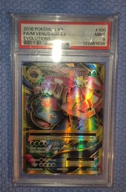 Pokemon TCG XY Evolutions M Venusaur ex 100/108 PSA 9 - Image 1