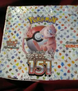 Pokemon Card Game 151 Booster Box Japanese Sealed New Factory 20 Packs - Image 1