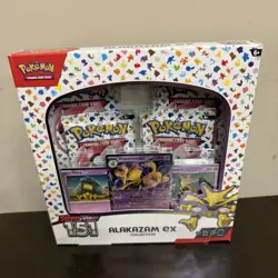 Pokemon TCG: Scarlet & Violet-151 Alakazam EX Collection Box New Sealed 820650855269 - Image 1