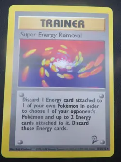 Super energy removal unlimited base set 2 Uncommon 108/130 - WOTC Pokemon VG - Image 1