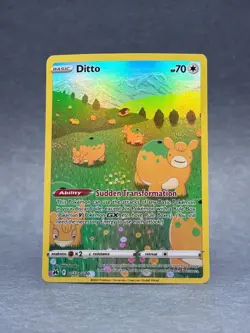 Pokemon - GG22/GG70 Ditto SWSH Crown Zenith Galarian Gallery Holo Ultra Rare - Image 1
