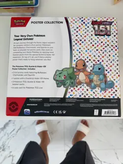 Nintendo Pokemon TCG Scarlet & Violet 151 Poster Collection Box - 3 Packs 820650873164 - Image 2