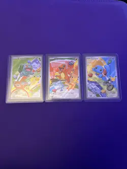 Pokemon TCG First Partner Illustration Collection Series 1 Kanto GEN 1 Starters - Image 1
