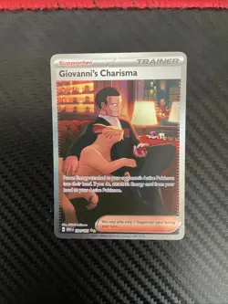 2023 Pokemon English 151 Giovanni's Charisma Special Illus. Rare - NM - Image 1