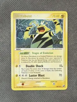 Electabuzz 22/115 Stamped Reverse Holo Rare (2005) EX Unseen Forces TCG Pokemon - Image 1