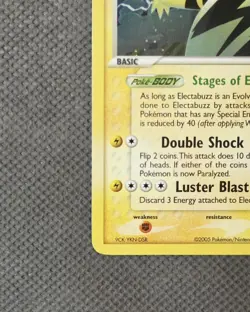 Electabuzz 22/115 Stamped Reverse Holo Rare (2005) EX Unseen Forces TCG Pokemon - Image 5