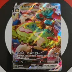 Pokemon Snorlax VMAX Full Art Ultra Rare 142/202 Swsh01 Sword & Shield Holo - Image 1