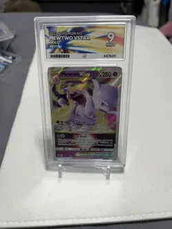 Mewtwo VStar 031/078 Holo Pokemon GO 2022 | Mint 9 Ace Grading - Image 1