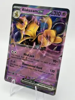 No Star Pattern Error #050 Alakazam ex Black Star Promo 151 Pokemon TCG SV - Image 2