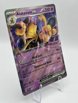 No Star Pattern Error #050 Alakazam ex Black Star Promo 151 Pokemon TCG SV - Image 3