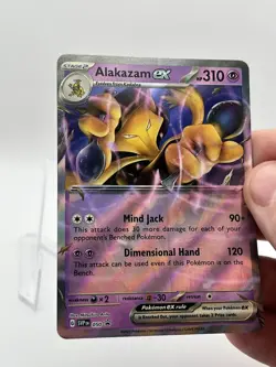 No Star Pattern Error #050 Alakazam ex Black Star Promo 151 Pokemon TCG SV - Image 5