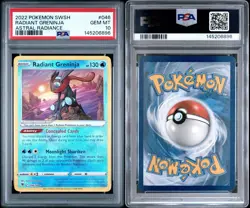 Pokemon TCG Radiant Greninja Astral Radiance PSA 10 Gem Mint - Image 3