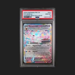 SYLVEON EX 041 POKEMON EN-PRISMATIC EVOLUTIONS SURPRISE BOX EXCLUSIVE PSA 10 GEM - Image 1