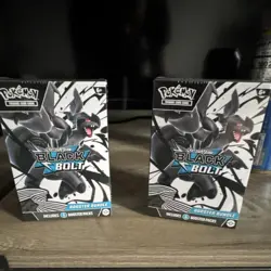 Pokemon Scarlet & Violet Black Bolt Booster Bundle Box - 2 Boxes, Zekrom - Image 1