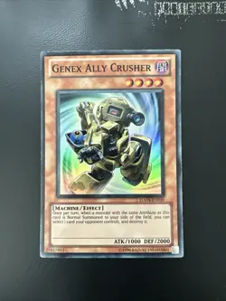 YUGIOH GENEX ALLY CRUSHER SUPER RARE HA04-EN039 MIXED EDITIONS - Image 1